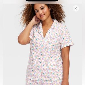 Roller Rabbit XL Geo Heart Pajamas
